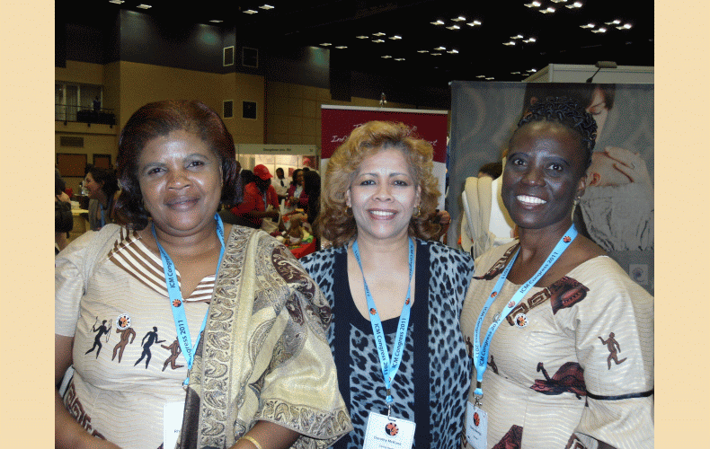 Dorothy with Zambian Midwives Association