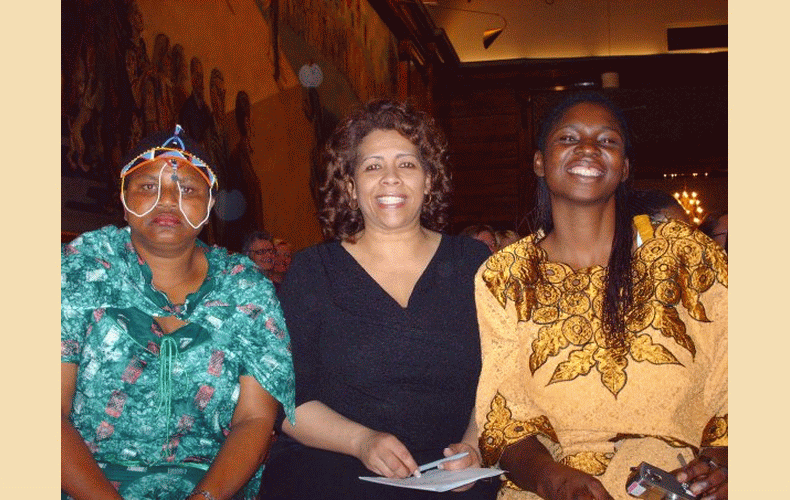 Dorothy Mckune with Kenyan and Uganda Midwives